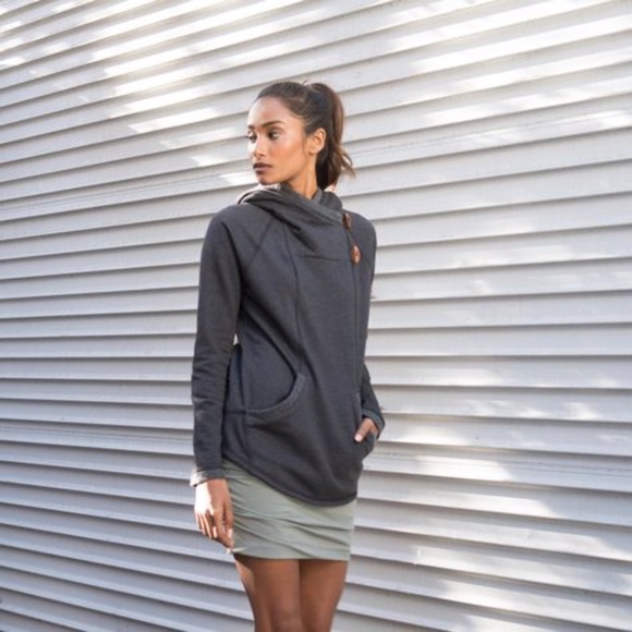 Mendocino Hoodie Pullover in Agave by SYNERGY - Picture 2 of 3